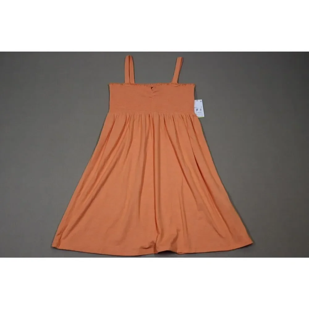 Volcom‎ Girls Swingin Summer Dress Orange Size L (10/12)